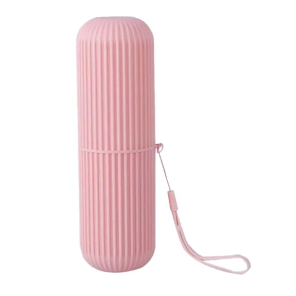 Suport periuta de dinti, pentru calatorie, culoare roz, model R01DRO